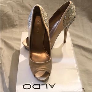 Aldo rhinestone heels